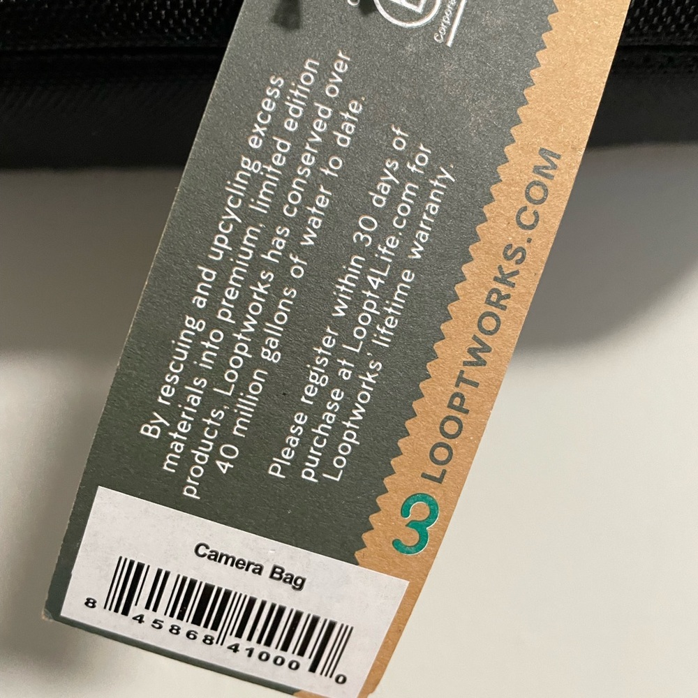 Authentic Looptworks Sustainable Camera Bag - Picture 7 of 8
